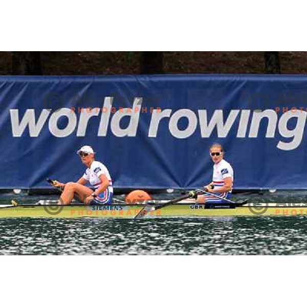 action during first day of competition at 2011 World Rowing Championships at Bled, Slovenia on August 28,2011 
