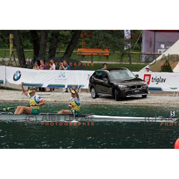 action during first day of competition at 2011 World Rowing Championships at Bled, Slovenia on August 28,2011 