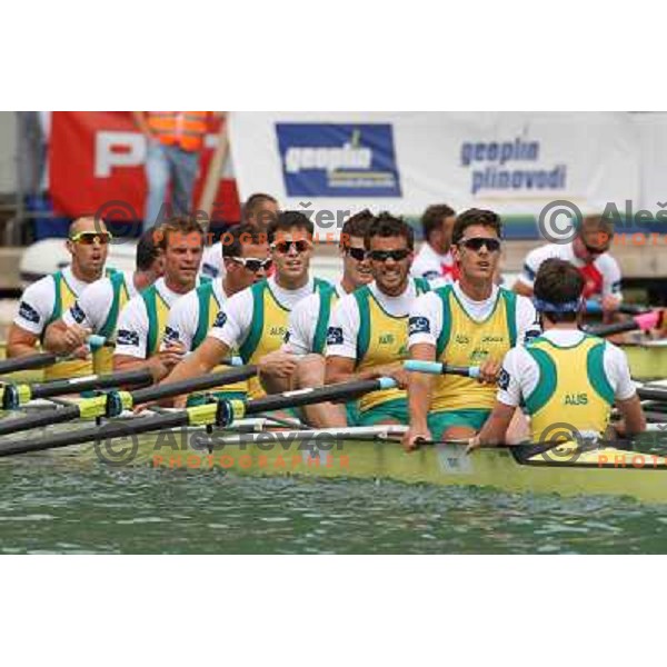 action during first day of competition at 2011 World Rowing Championships at Bled, Slovenia on August 28,2011 