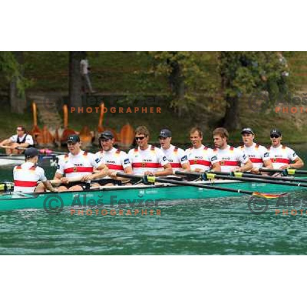action during first day of competition at 2011 World Rowing Championships at Bled, Slovenia on August 28,2011 