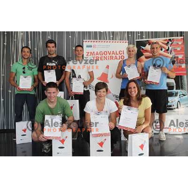 Olympic Comittee of Slovenia and AMZS organized a day of Safety driving for Slovenian athletes and officials at AMZS Driving Centre at Vransko, Slovenia on September 13, 2011 