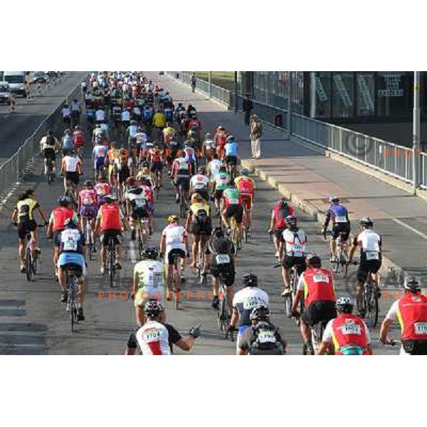 2. EKO Maraton Maribor with more than 1000 cyclists on two courses (70 km and 114 km) enjoy superb weather on roads leading from start in Maribor through Kungota- Jurij- Austria- Radlje ob Dravi- Ribnica-Lovrenc- Ruse and back to Maribor, Slovenia on Sept