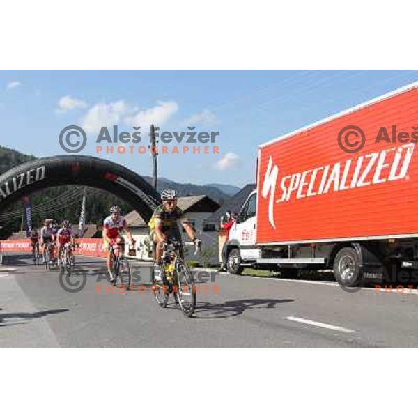 2. EKO Maraton Maribor with more than 1000 cyclists on two courses (70 km and 114 km) enjoy superb weather on roads leading from start in Maribor through Kungota- Jurij- Austria- Radlje ob Dravi- Ribnica-Lovrenc- Ruse and back to Maribor, Slovenia on Sept