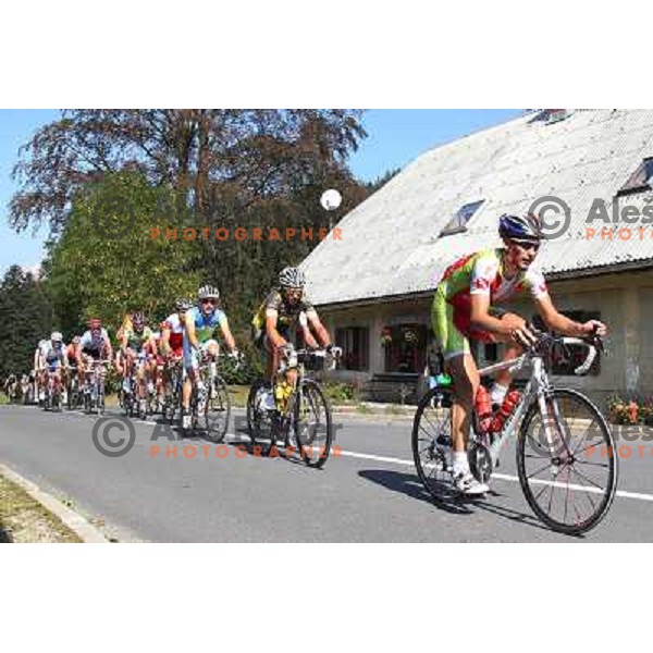 2. EKO Maraton Maribor with more than 1000 cyclists on two courses (70 km and 114 km) enjoy superb weather on roads leading from start in Maribor through Kungota- Jurij- Austria- Radlje ob Dravi- Ribnica-Lovrenc- Ruse and back to Maribor, Slovenia on Sept