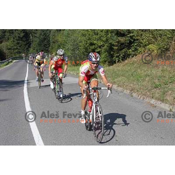 2. EKO Maraton Maribor with more than 1000 cyclists on two courses (70 km and 114 km) enjoy superb weather on roads leading from start in Maribor through Kungota- Jurij- Austria- Radlje ob Dravi- Ribnica-Lovrenc- Ruse and back to Maribor, Slovenia on Sept