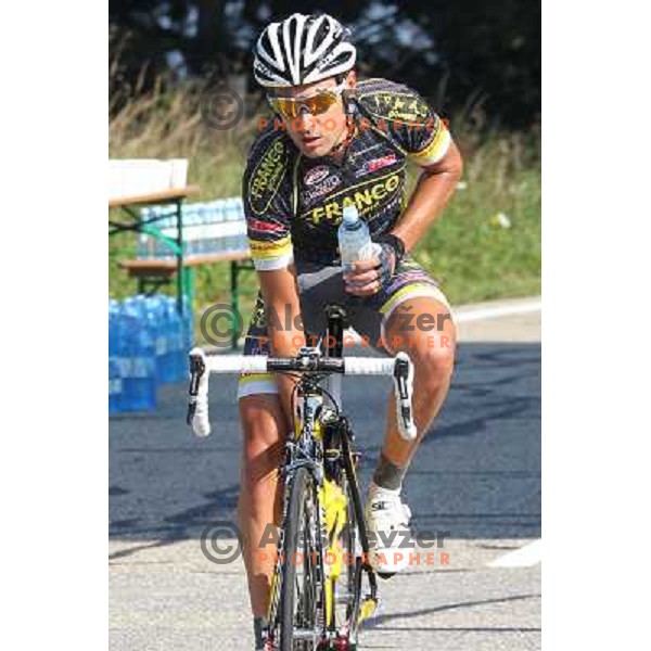 Andrej Marovt Helesic during 2. EKO Maraton Maribor with more than 1000 cyclists on two courses (70 km and 114 km) enjoy superb weather on roads leading from start in Maribor through Kungota- Jurij- Austria- Radlje ob Dravi- Ribnica-Lovrenc- Ruse and back