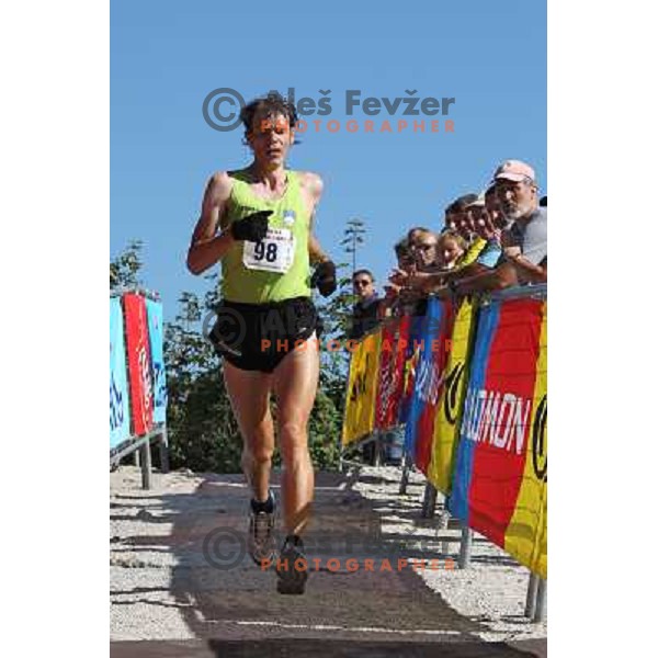 Simon Alic of Slovenia running during 32. Smarna Gora race- WMRA Grand Prix Finale, Ljubljana, Slovenia on Oktober 1, 2011 