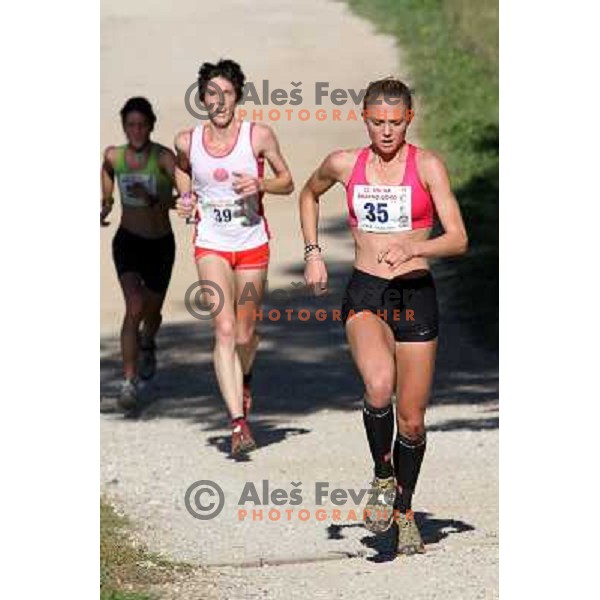 Emma Clayton of Great Britain running during 32. Smarna Gora race- WMRA Grand Prix Final, Ljubljana, Slovenia on Oktober 1, 2011 