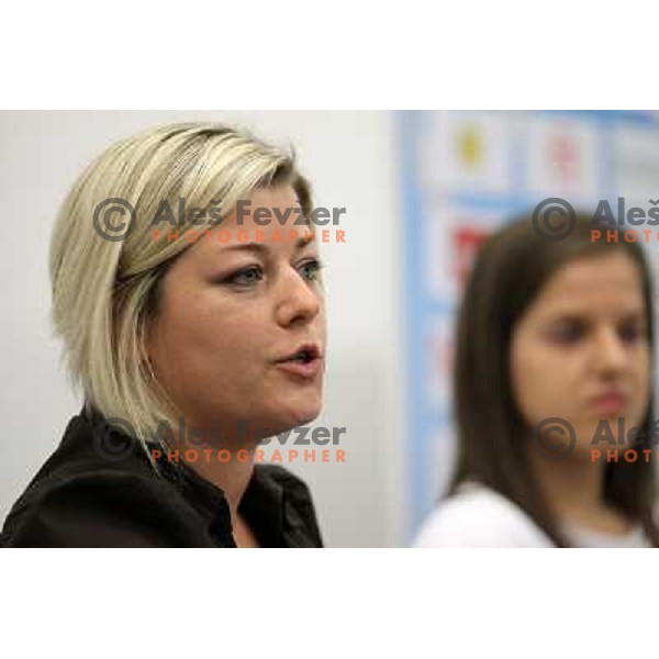 RK Krim Mercator press conference in Stozice Hall before first match at home in Championsleague season 2011-2012, Ljubljana, Slovenia on October 4, 2011 