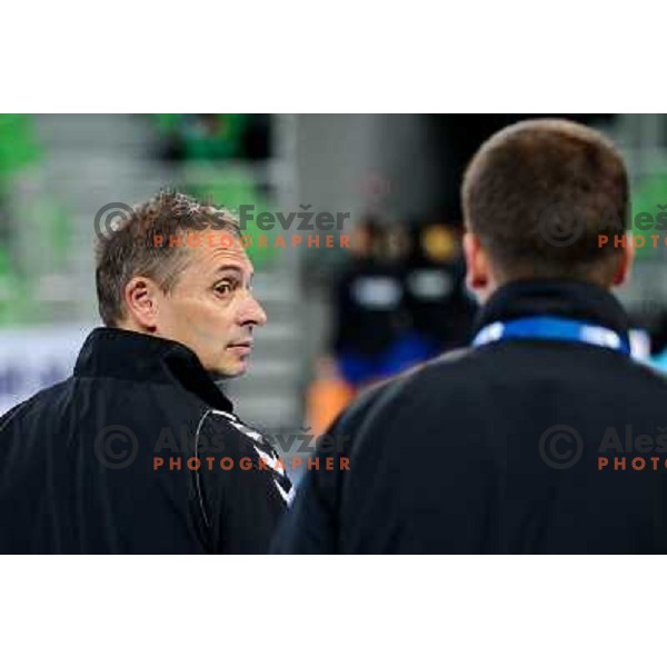 Tone Tiselj during Hanball game Krim Mercator - Viborg, EHF Champions League 2011-2011, Arena Stozice, Ljubljana, 07.10.2011 