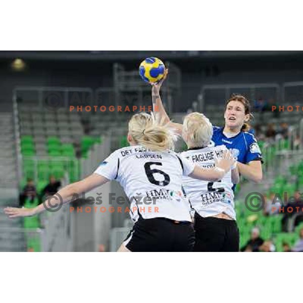 Kristina Franjic in action during Hanball game Krim Mercator - Viborg, EHF Champions League 2011-2011, Arena Stozice, Ljubljana, 07.10.2011 