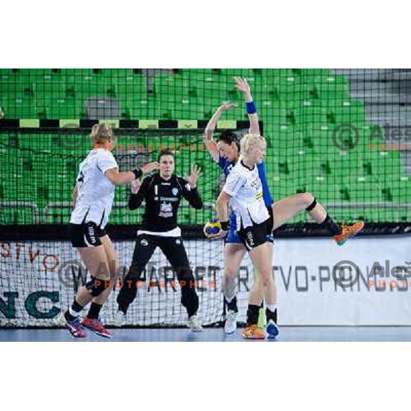 Andrea Seric in action during Hanball game Krim Mercator - Viborg, EHF Champions League 2011-2011, Arena Stozice, Ljubljana, 07.10.2011 
