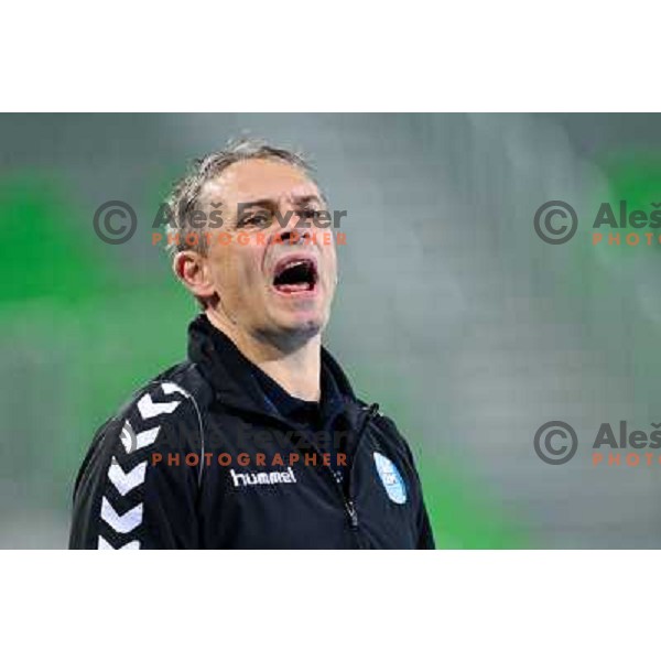 Tone Tiselj during Hanball game Krim Mercator - Viborg, EHF Champions League 2011-2011, Arena Stozice, Ljubljana, 07.10.2011 