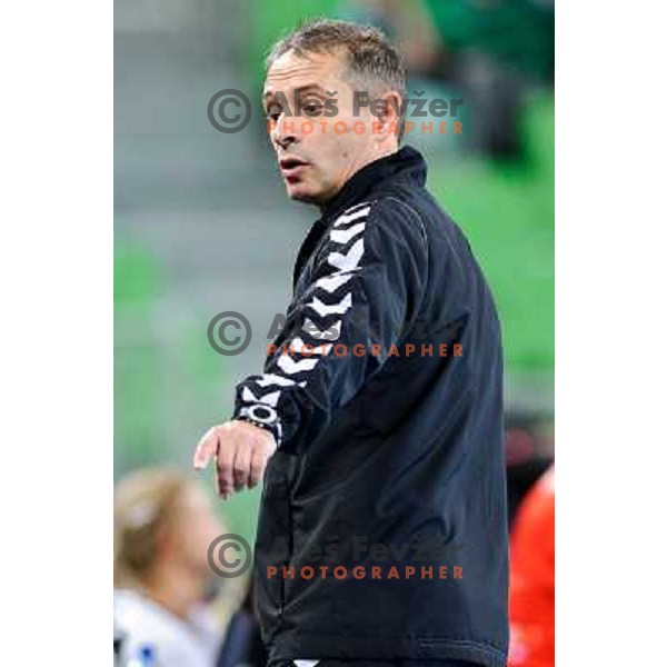 Tone Tiselj during Hanball game Krim Mercator - Viborg, EHF Champions League 2011-2011, Arena Stozice, Ljubljana, 07.10.2011 