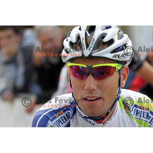 Kristijan Koren racing in Novo Mesto, Slovenia on October 9, 2011. 