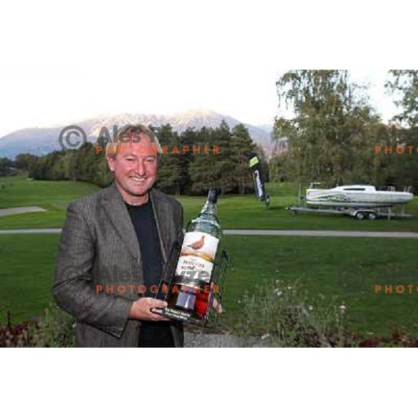 Bojan Krizaj during Elan-Porsche Slovenia golf tournament hosted by Bojan Krizaj at King\'s golf course, Bled, Slovenia on October 16, 2011 