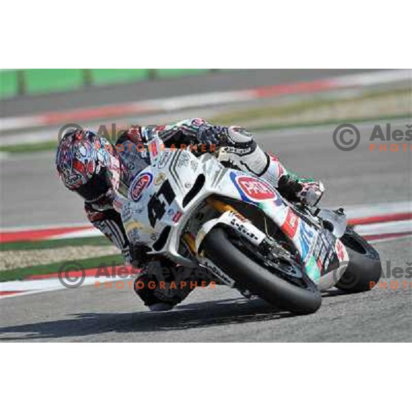 Haga (JPN) racing at Superbike FIM World Championships race at Enzo and Dino Ferrari Circuit in Imola, Italy on September 25,2011 