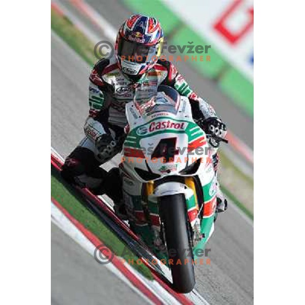Jonathan Rea (GB) racing at Superbike FIM World Championships race at Enzo and Dino Ferrari Circuit in Imola, Italy on September 25,2011 