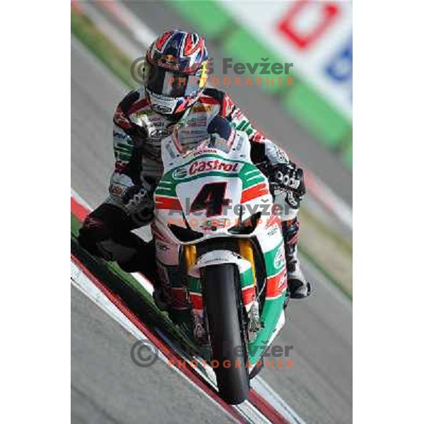 Jonathan Rea (GB) racing at Superbike FIM World Championships race at Enzo and Dino Ferrari Circuit in Imola, Italy on September 25,2011 