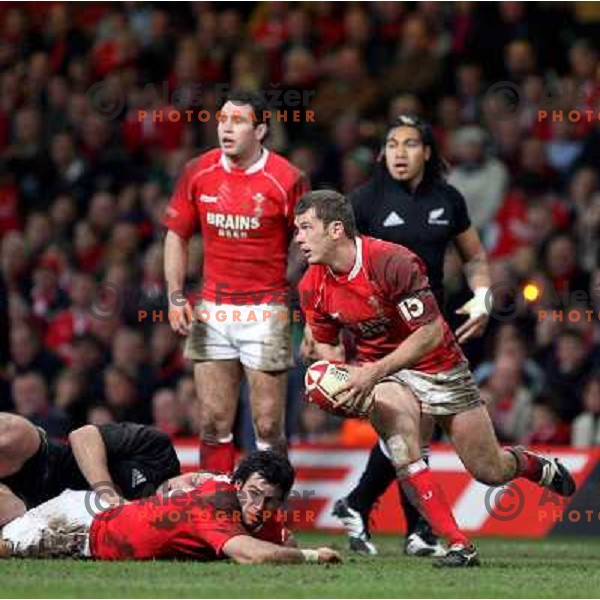 Kevin Morgan at rugby match between Wales and New Zealand at Millennium Stadium, Cardiff, Wales on November 25, 2006. New Zealand won 45:10