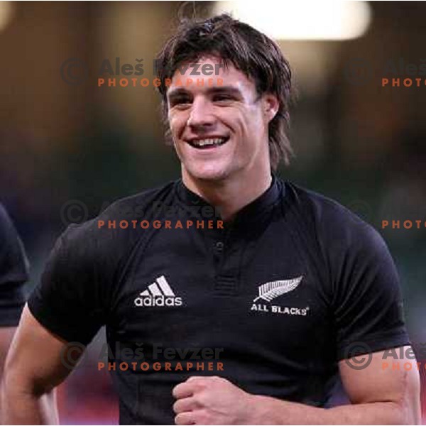 Dan Carter at rugby match between Wales and New Zealand at Millennium Stadium, Cardiff, Wales on November 25, 2006. New Zealand won 45:10