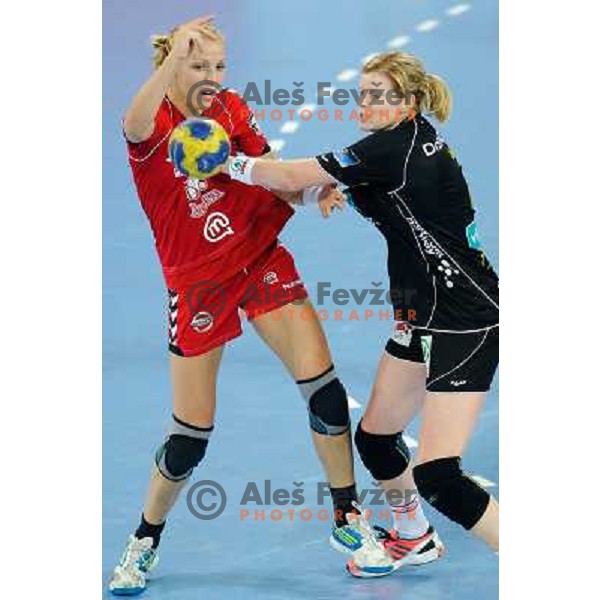 Gorica Acimovic in action during Hanball game Krim Mercator - Larvik, EHF Champions League 2011-2011, Arena Stozice, Ljubljana, 13.11.2011 