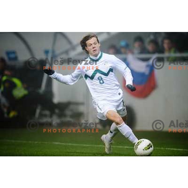 Dejan Lazarevic in action during football game Slovenia - USA, Friendly match, Stozice, Ljubljana, 15.11.2011 