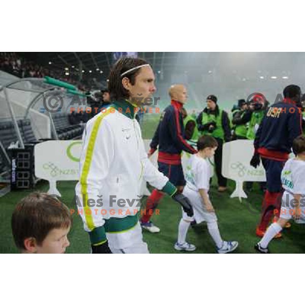 Marko Suler in action during football game Slovenia - USA, Friendly match, Stozice, Ljubljana, 15.11.2011 