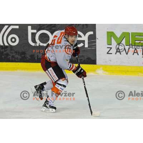 Erman Matevz in action during EBEL league regular season game 23 between Tilia Olimpija- Acroni Jesenice, played in Hala Tivoli, Ljubljana, Slovenia on November 20, 2011 