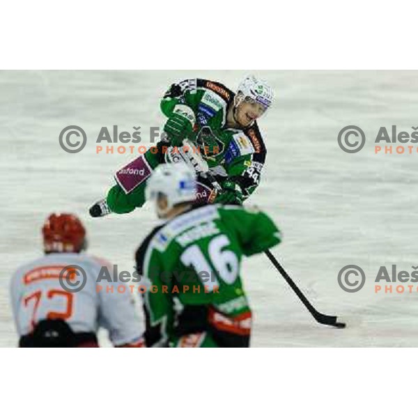 Jamie Fraser in action during EBEL league regular season game 23 between Tilia Olimpija- Acroni Jesenice, played in Hala Tivoli, Ljubljana, Slovenia on November 20, 2011 