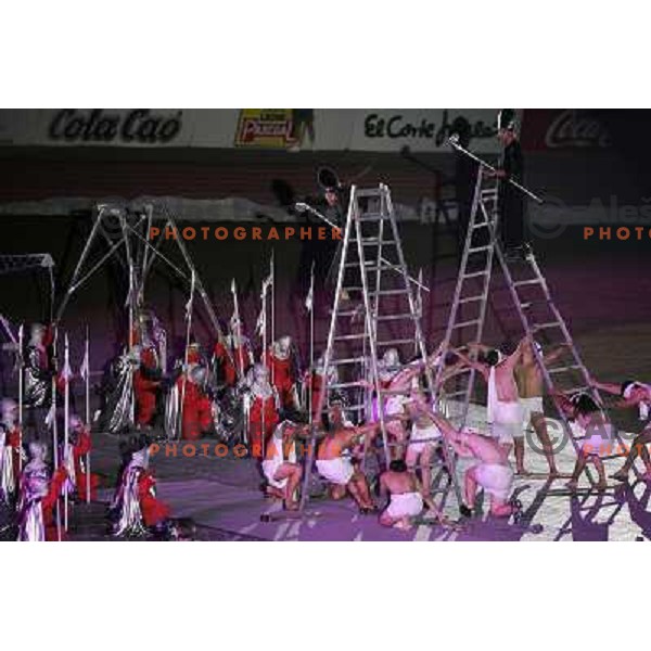 Opening Ceremony at XV mediterranean Games in Almeria, Spain on June 2005 