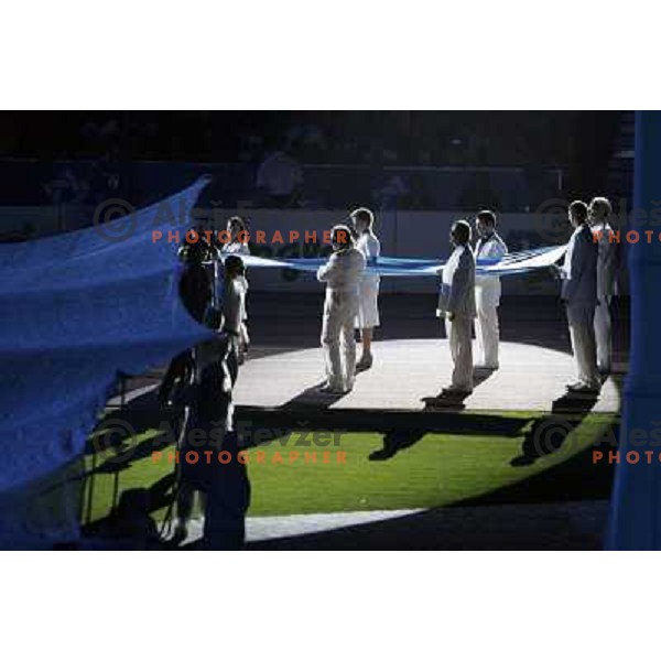 Opening Ceremony at XV mediterranean Games in Almeria, Spain on June 2005 