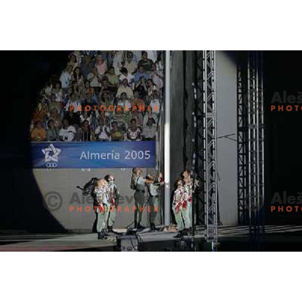 Opening Ceremony at XV mediterranean Games in Almeria, Spain on June 2005 