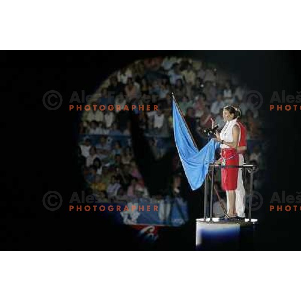 Opening Ceremony at XV mediterranean Games in Almeria, Spain on June 2005 