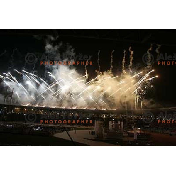 Opening Ceremony at XV mediterranean Games in Almeria, Spain on June 2005 