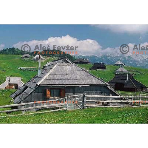 Velika planina huts