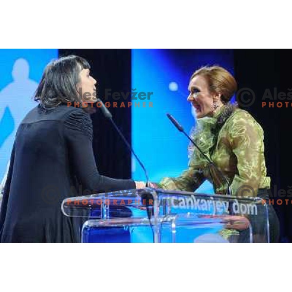 Petra Majdic at the presentation of the Slovenian Sports man of the year, Cankarjev Dom, Ljubljana, 21.12.2012 
