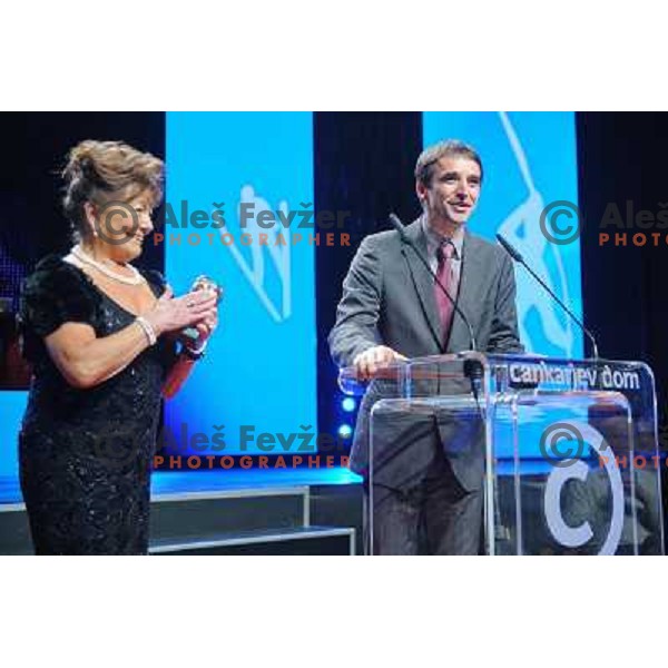 Franci Petek at the presentation of the Slovenian Sports man of the year, Cankarjev Dom, Ljubljana, 21.12.2012 