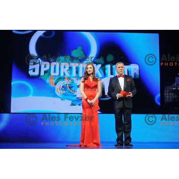 Maja Merljak, Vito Trefalt at the presentation of the Slovenian Sports man of the year, Cankarjev Dom, Ljubljana, 21.12.2012 