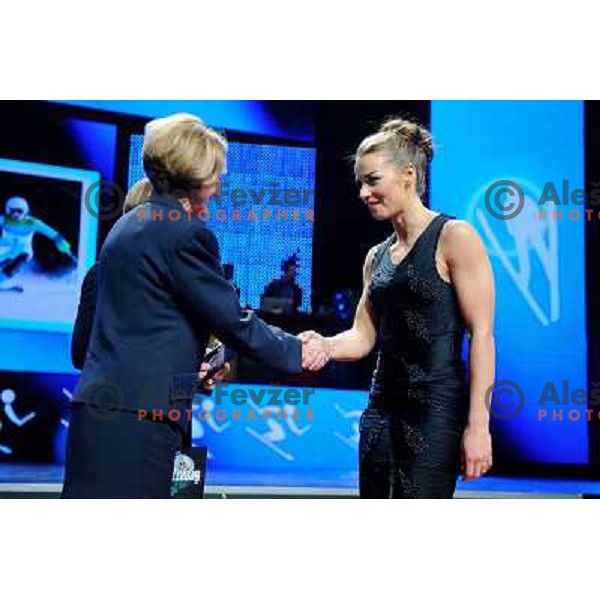 Tina Maze at the presentation of the Slovenian Sports man of the year, Cankarjev Dom, Ljubljana, 21.12.2012 