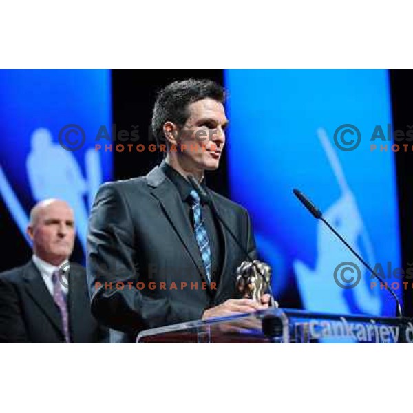 Peter Kauzer at the presentation of the Slovenian Sports man of the year, Cankarjev Dom, Ljubljana, 21.12.2012 