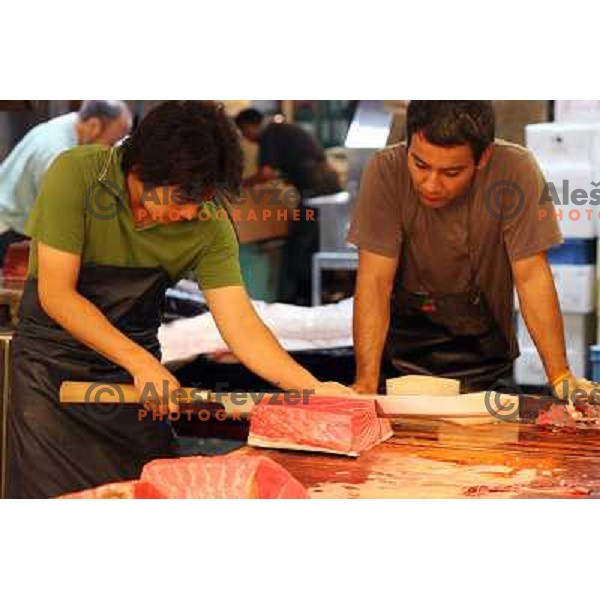 Tokyo (Japan)Tsukiji Market is the biggest wholesale fish and seafood market in the world. You can find more than 400 different types of seafood from cheap seaweed to the most expensive caviar, and from tiny sardines to 300 kg tuna 