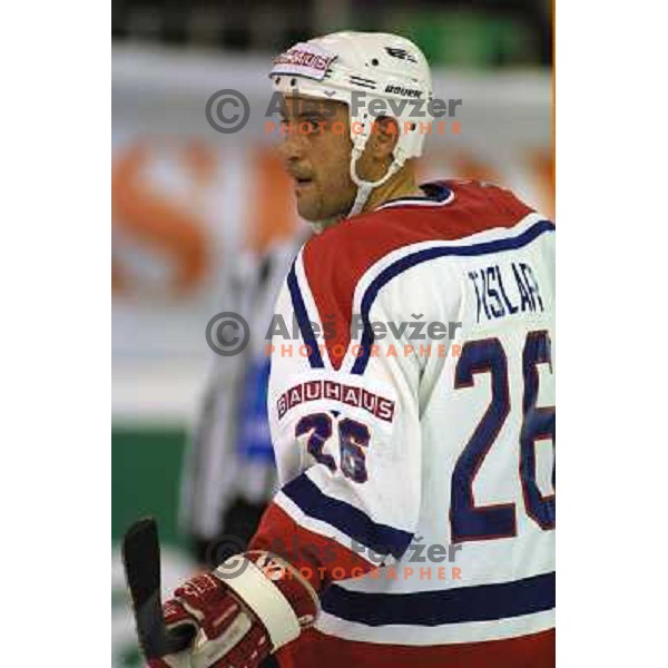 Toni Tislar of Slovenia Ice-Hockey team during World Championship group B in Ljubljana, Slovenia on April 2001