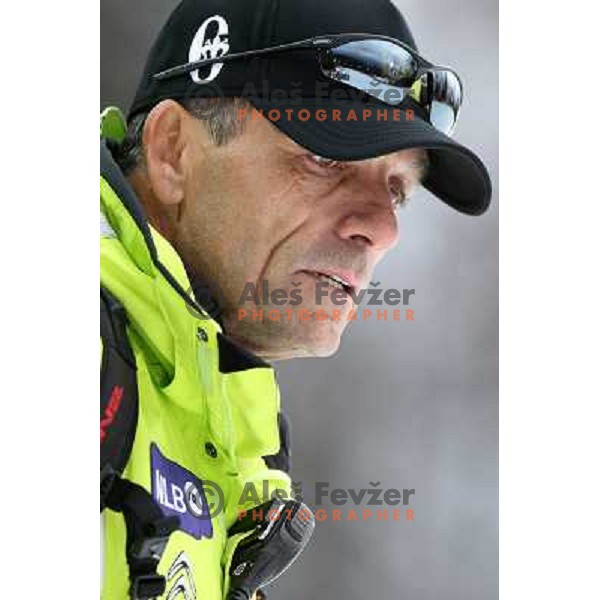 Vlado Makuc at men\'s slalom race at Audi FIS Alpine Ski World Cup 2011/2012 in Zagreb, Sljeme, Croatia on January 5, 2012 