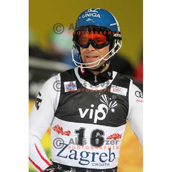 Benjamin Raich (AUT) at men\'s slalom race at Audi FIS Alpine Ski World Cup 2011/2012 in Zagreb, Sljeme, Croatia on January 5, 2012 