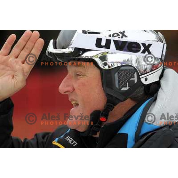 Gunther Hujara of FIS at men\'s slalom race at Audi FIS Alpine Ski World Cup 2011/2012 in Zagreb, Sljeme, Croatia on January 5, 2012 