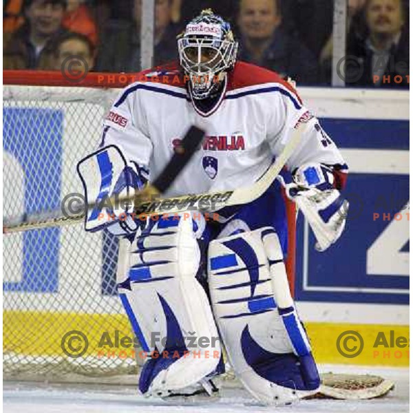 Stan Reddick of Slovenia Ice-Hockey team during World Championship group B in Ljubljana, Slovenia on April 2001