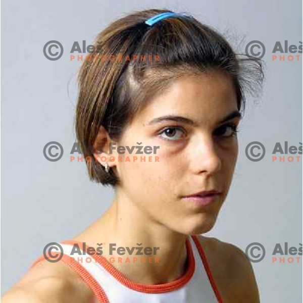 Anja Valant in april 2001