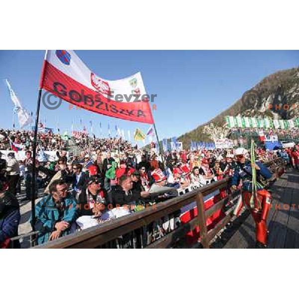 Fans during FIS Ski Jumping World Cup Finals Planica, March 16th, 2012 in Planica, Slovenia. 