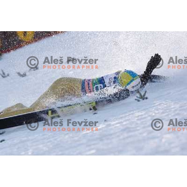 Nejc Dezman of Slovenia during Jumping World Cup Finals Planica, March 15, 2012 in Planica, Slovenia. 